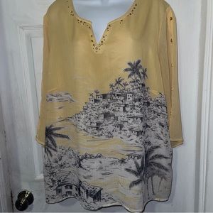 Brand : Alfred Dunner Size : 20W Color : Yellow